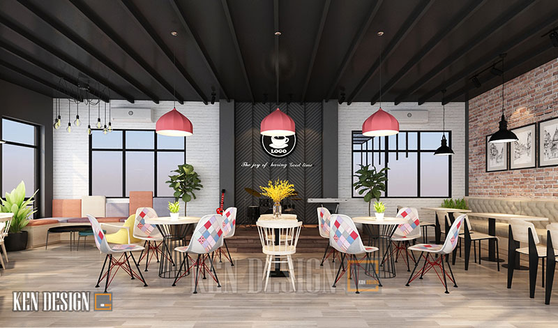 Thiết kế cửa hàng kem 